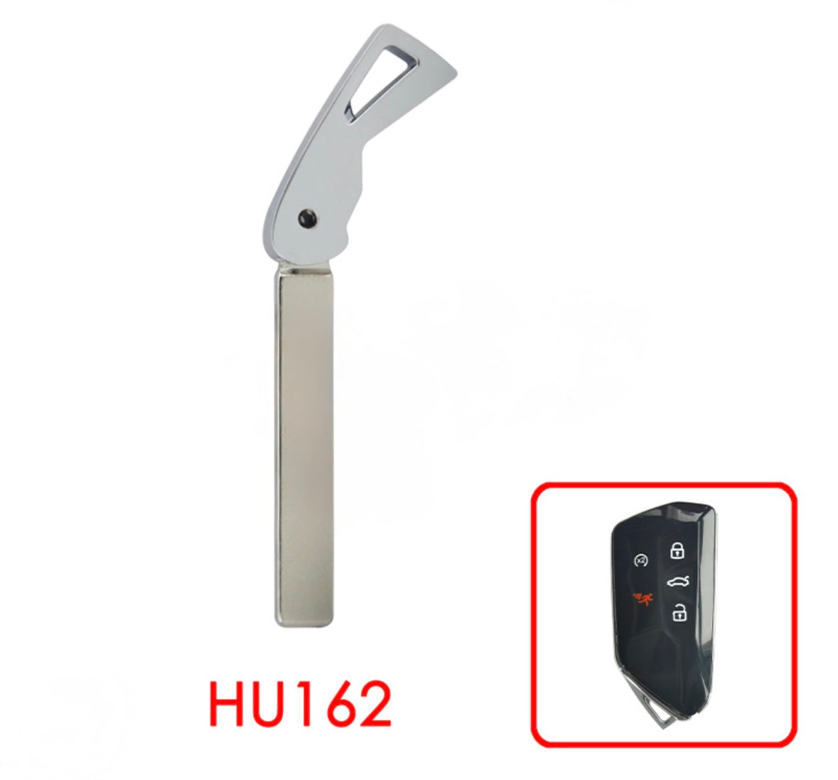 2024-2025 Volkswagen Atlas Emergency Key / HU162 / AFTERMARKET 2024-2025 Volkswagen Atlas Emergency Key / HU162 / AFTERMARKET